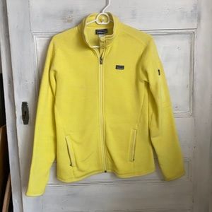 Patagonia women’s rare yellow smooth fleece.
